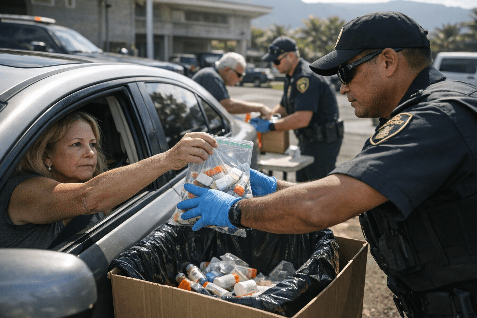 Kauaʻi County hosts drug take back event at Līhuʻe police station