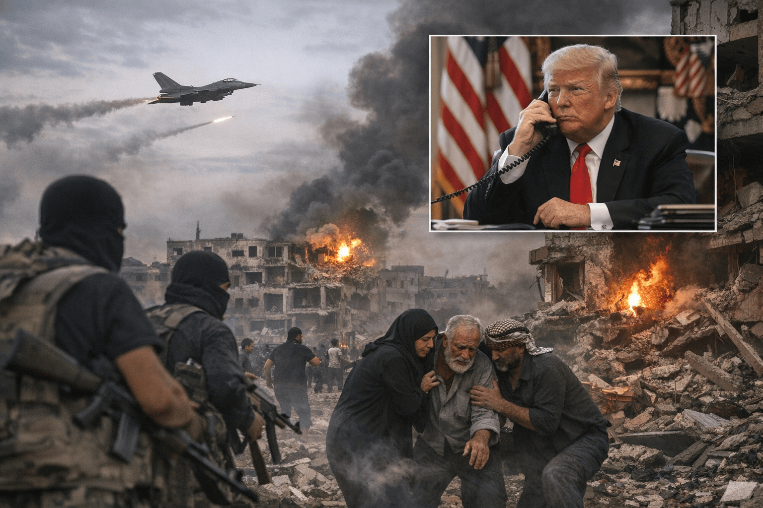 Trump announces fragile U.S.-Iran ceasefire as Middle East fighting continues