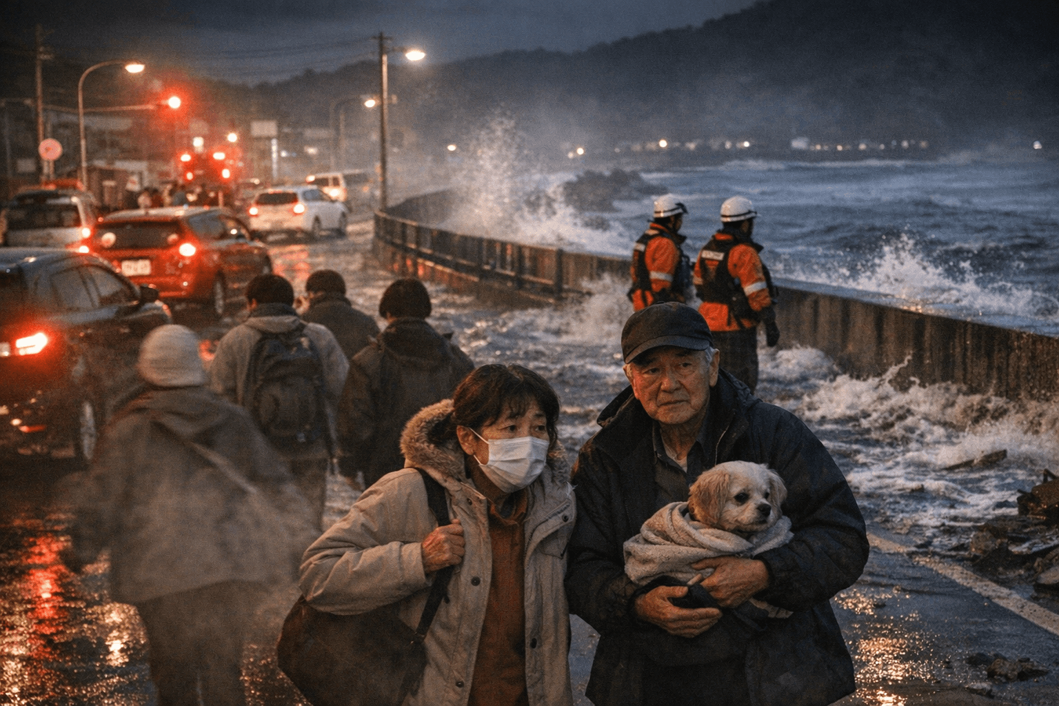 Magnitude 7.5 quake off Japan triggers tsunami warning, evacuations