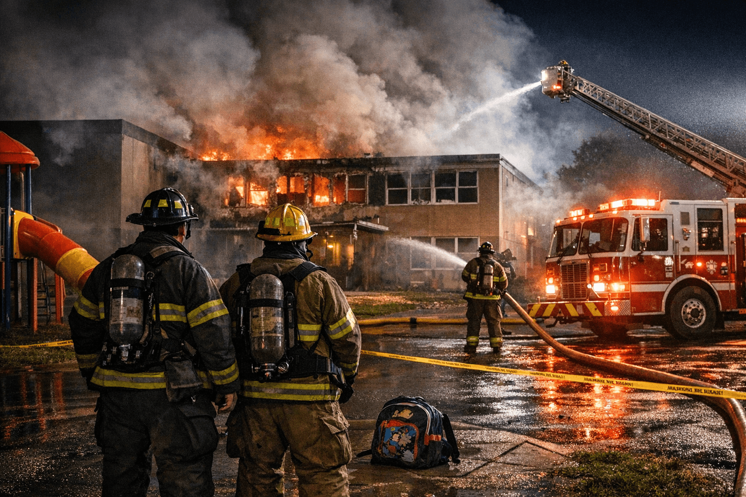 Fire at Hyattsville elementary school closes campus for Monday checks