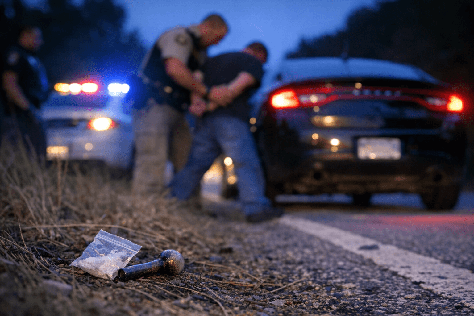 Forsyth County man charged after tossing drug evidence during stop