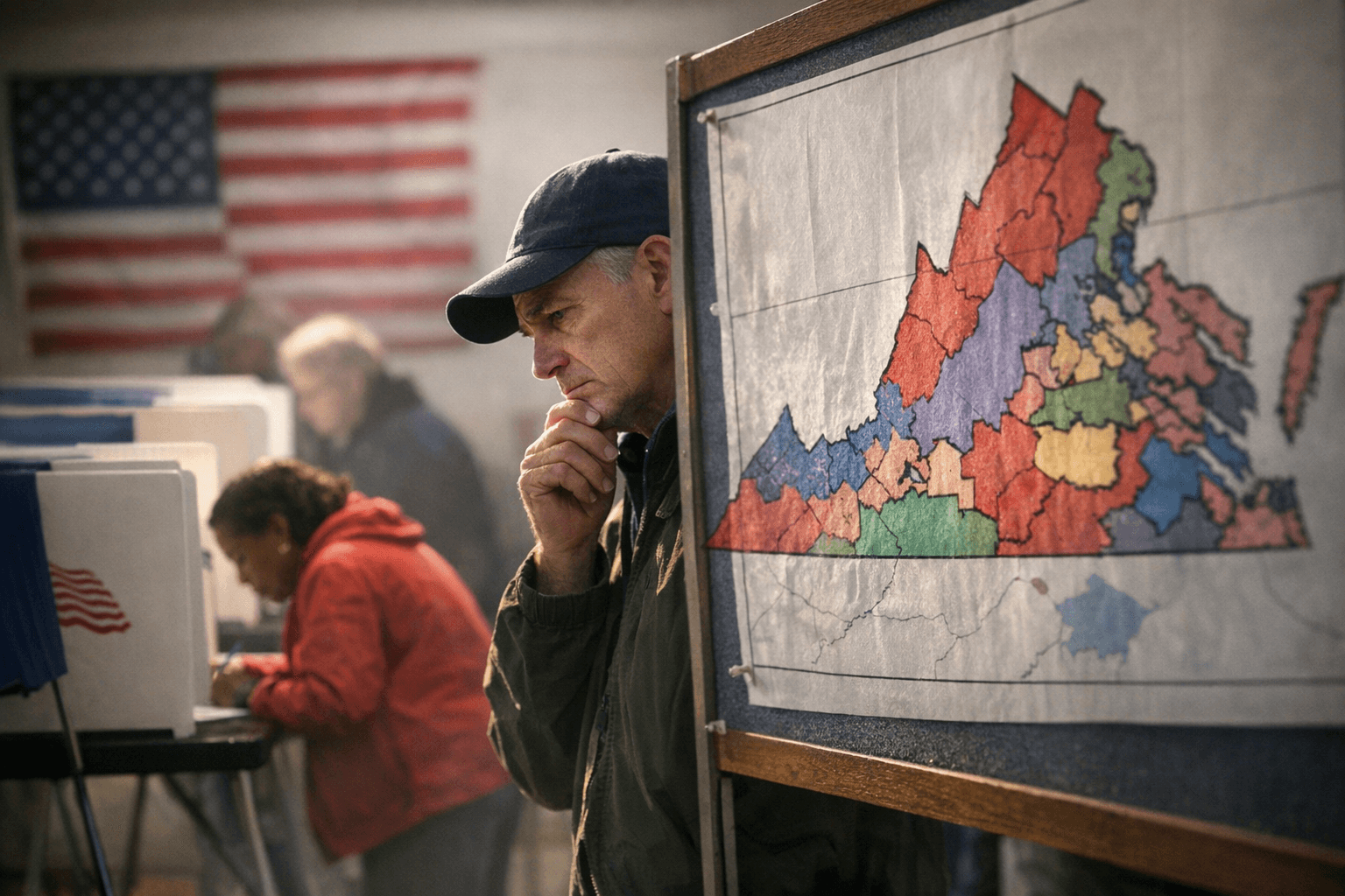Virginia voters weigh redistricting measure that could reshape congressional races