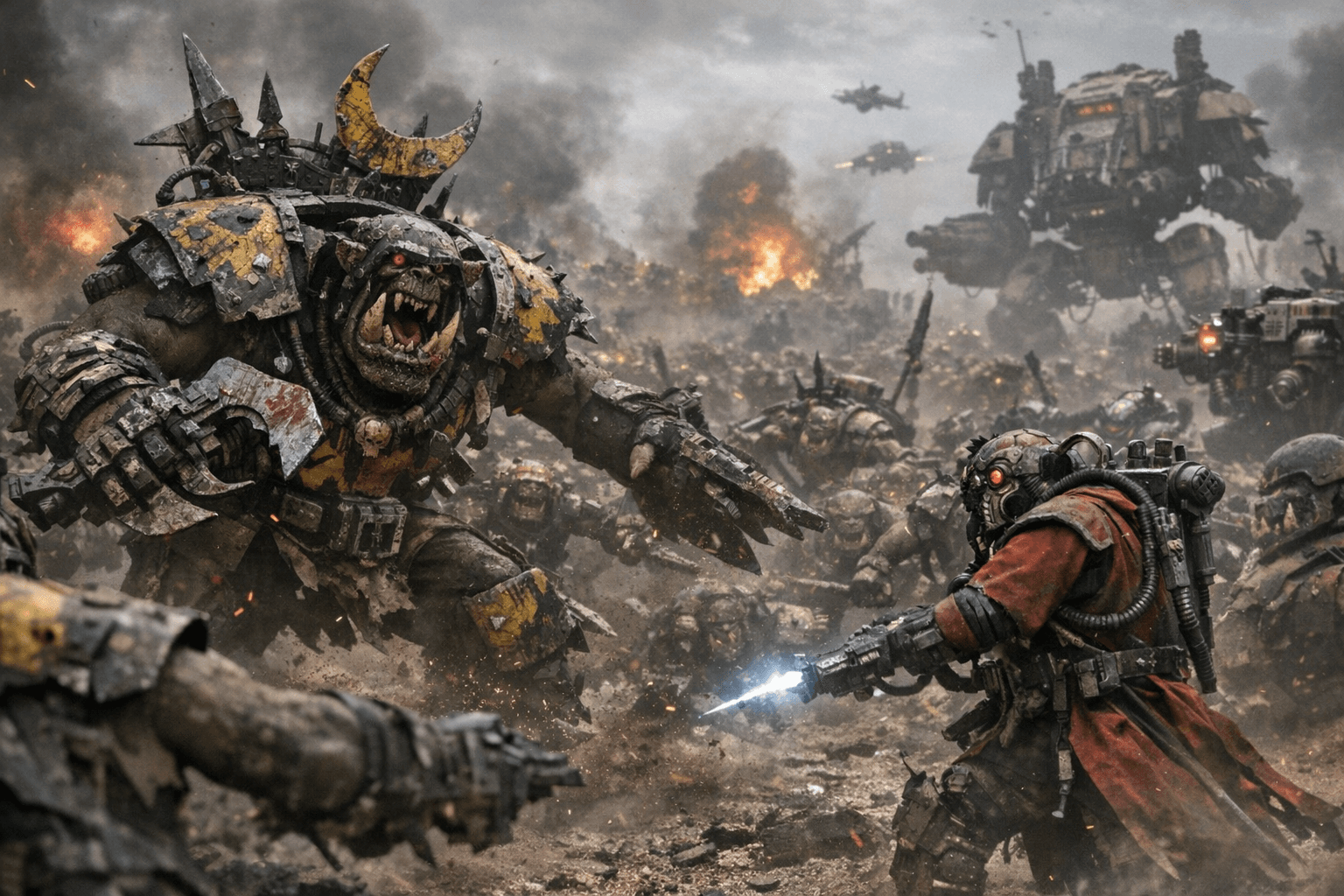 Warhammer 40K: Dawn of War 4 trailer spotlights brutal Ork battles, bigger scale gameplay