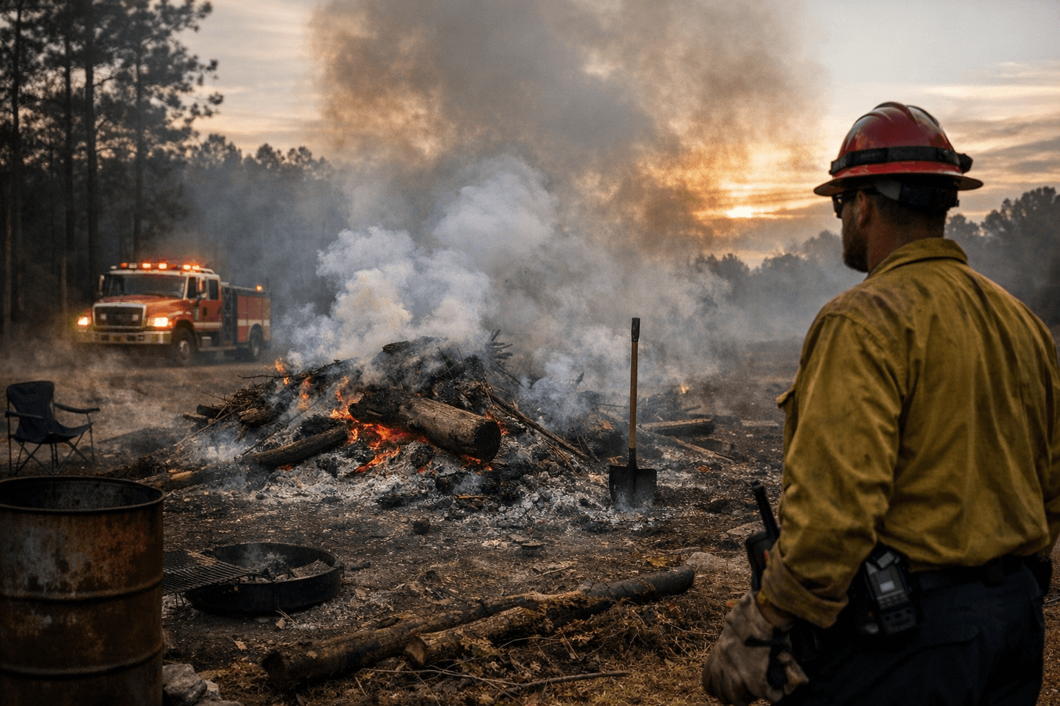 Bamberg County issues burn notice as statewide fire ban continues