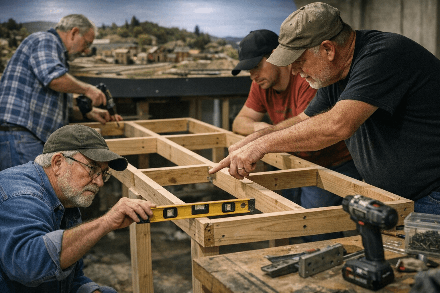 Model Train Beginners Learn How to Build Stable Benchwork Bases
