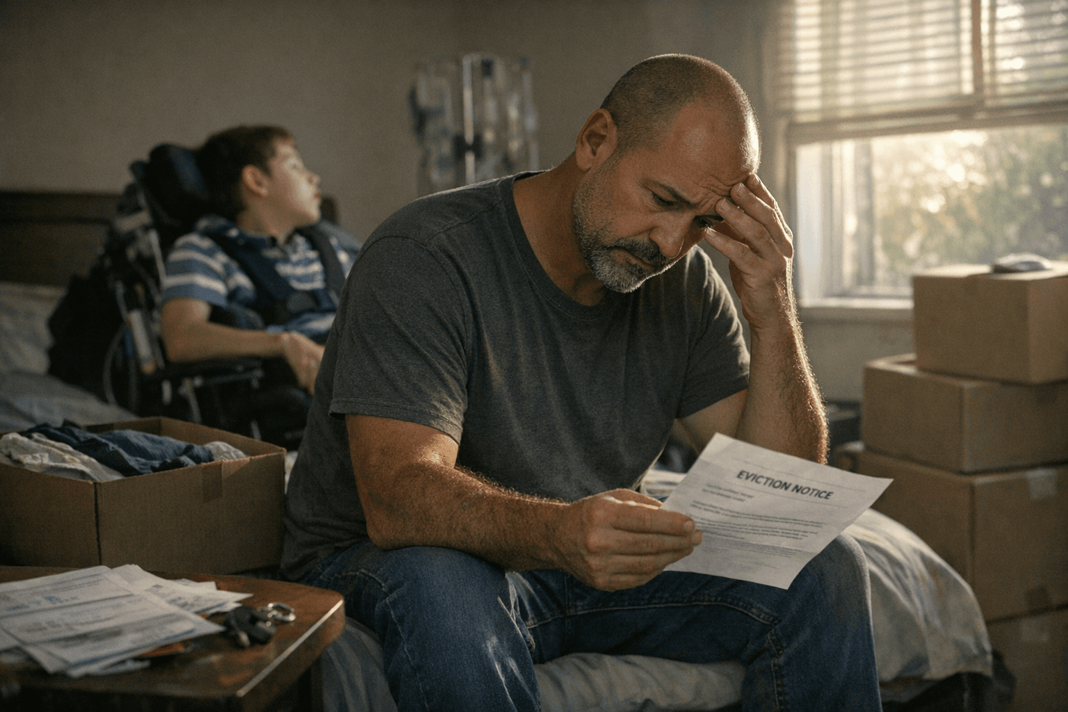 Coeur d’Alene father faces eviction after caregiver aid ends