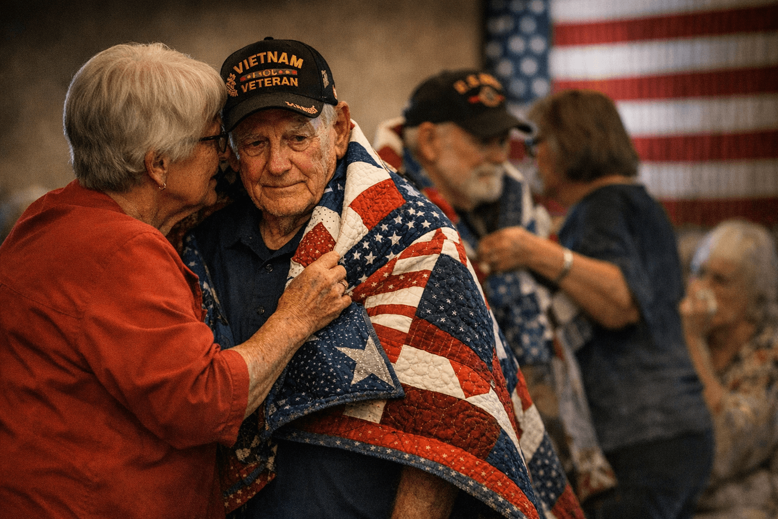 Nye County quilters honor 25 veterans with Quilts of Valor ceremony