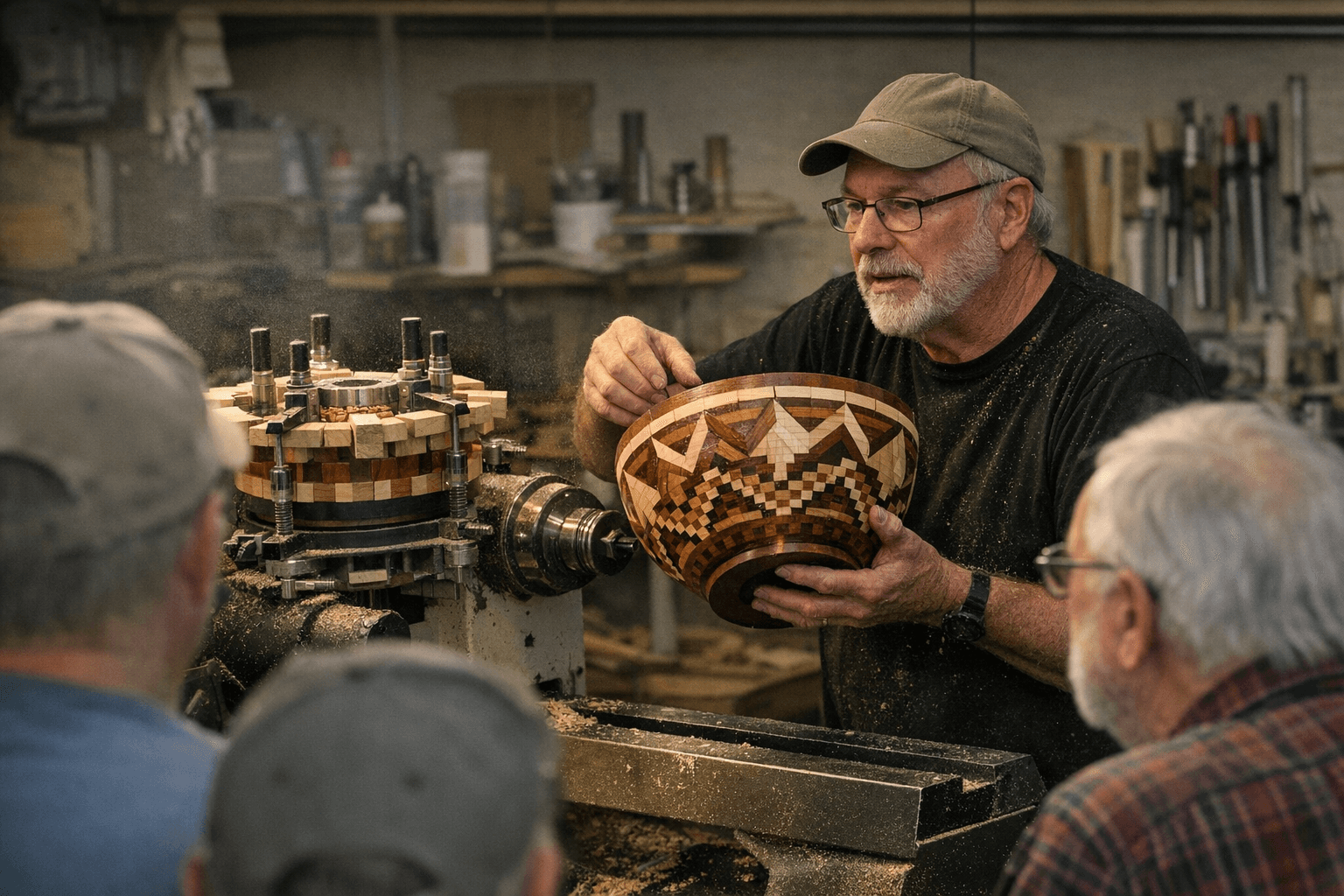 Lake Superior Woodturners announce Tom Lohman segmented bowl workshop
