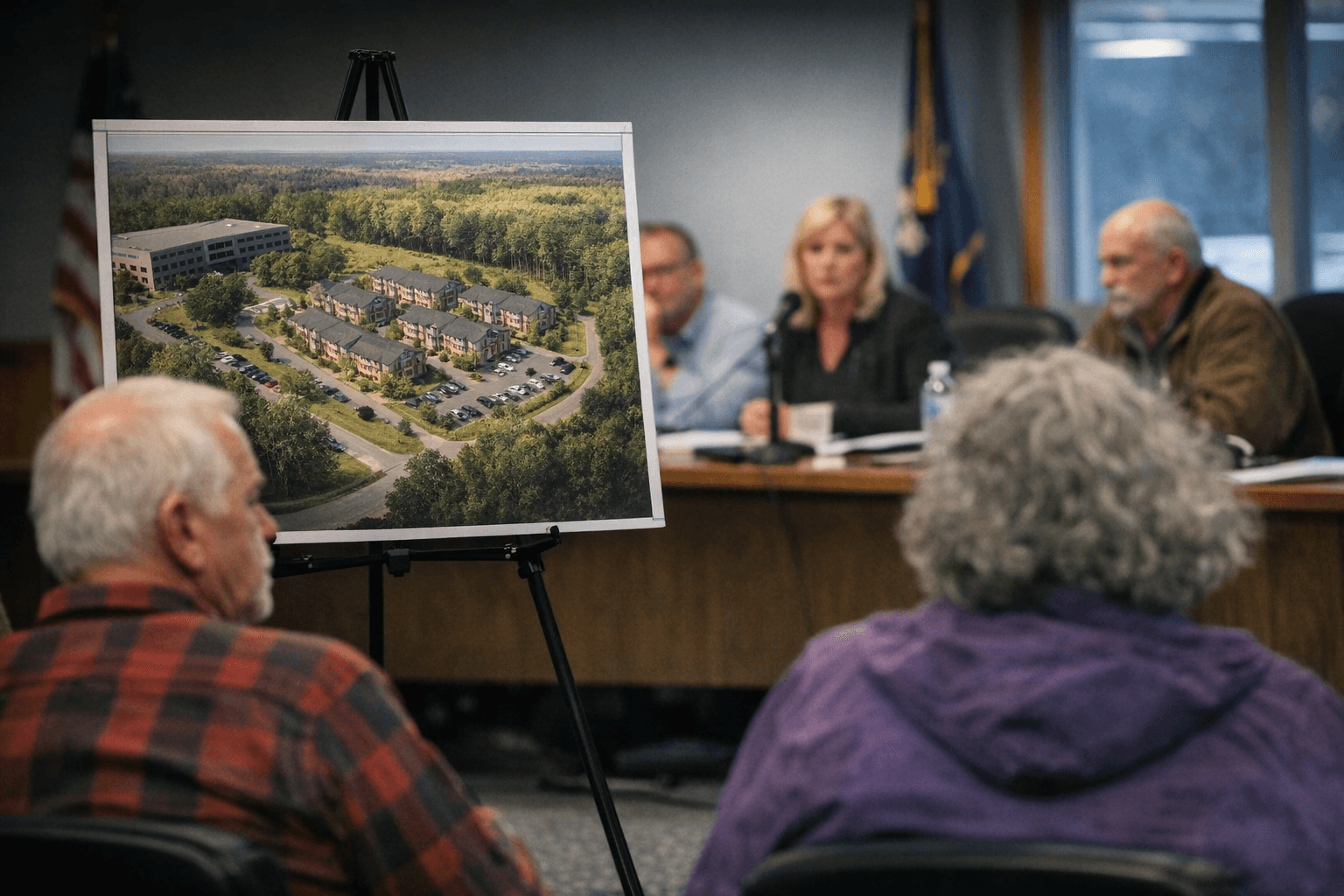 Topsham holds hearing on Union Park Road affordable housing district changes
