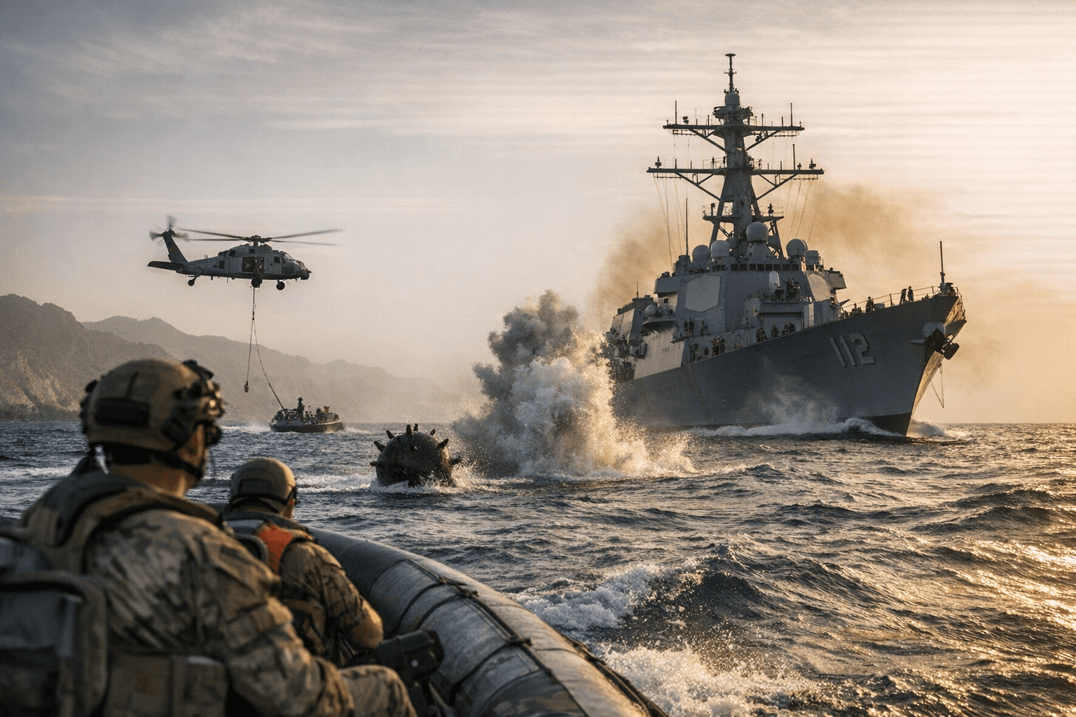 Bath-built USS Michael Murphy joins Hormuz mine-clearing mission