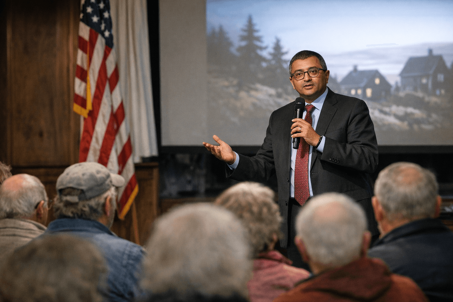 Shah to hold Bath town hall on Maine challenges, April 22