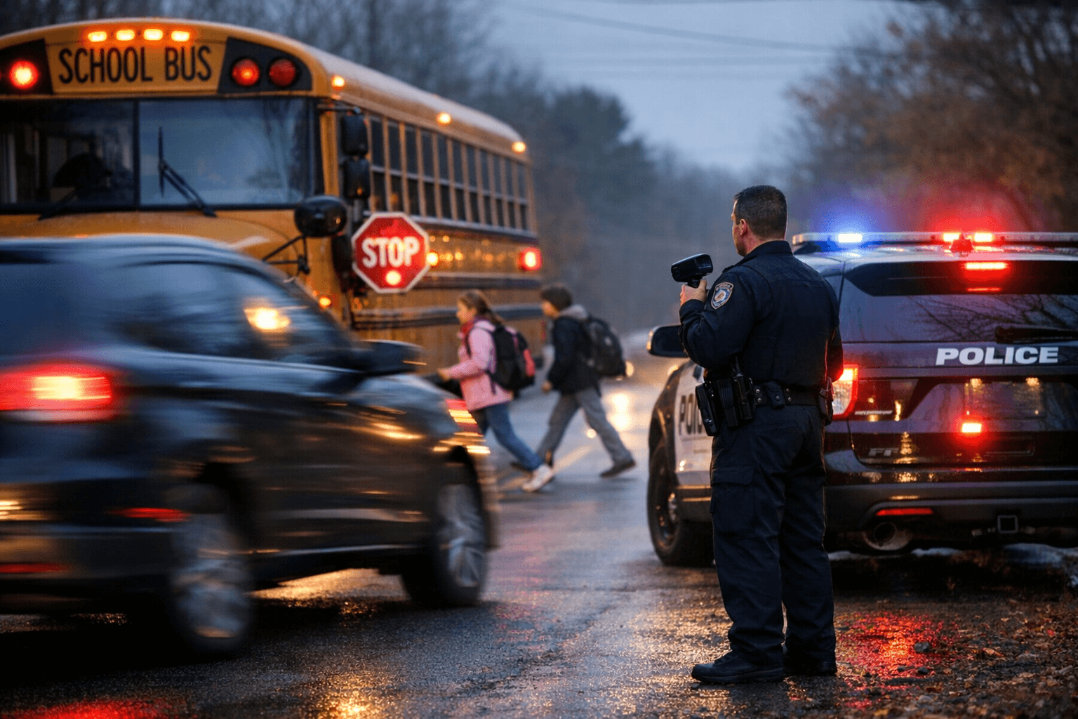 Camillus police, schools crack down on drivers passing stopped buses