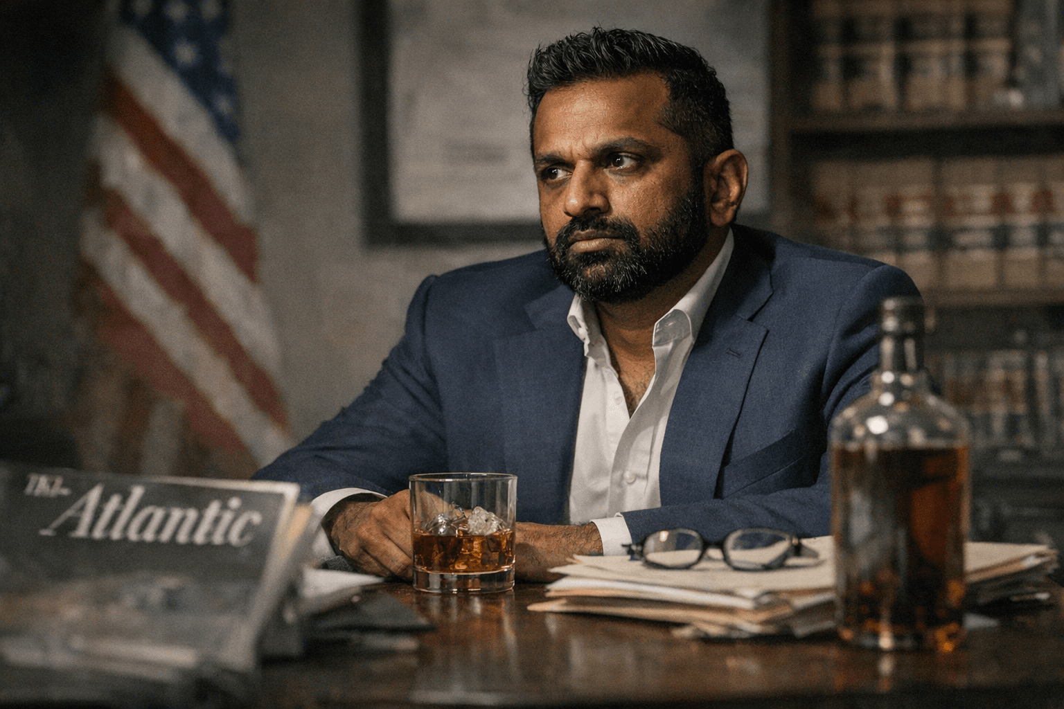 Kash Patel sues The Atlantic for defamation over drinking report