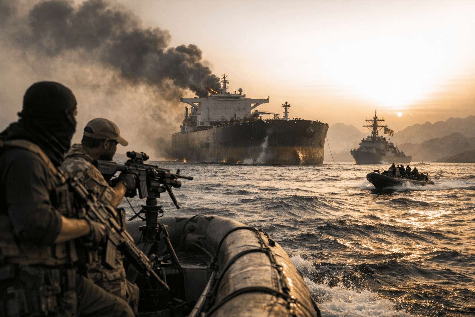 Traffic in Strait of Hormuz remains near shutdown after attacks, reversal