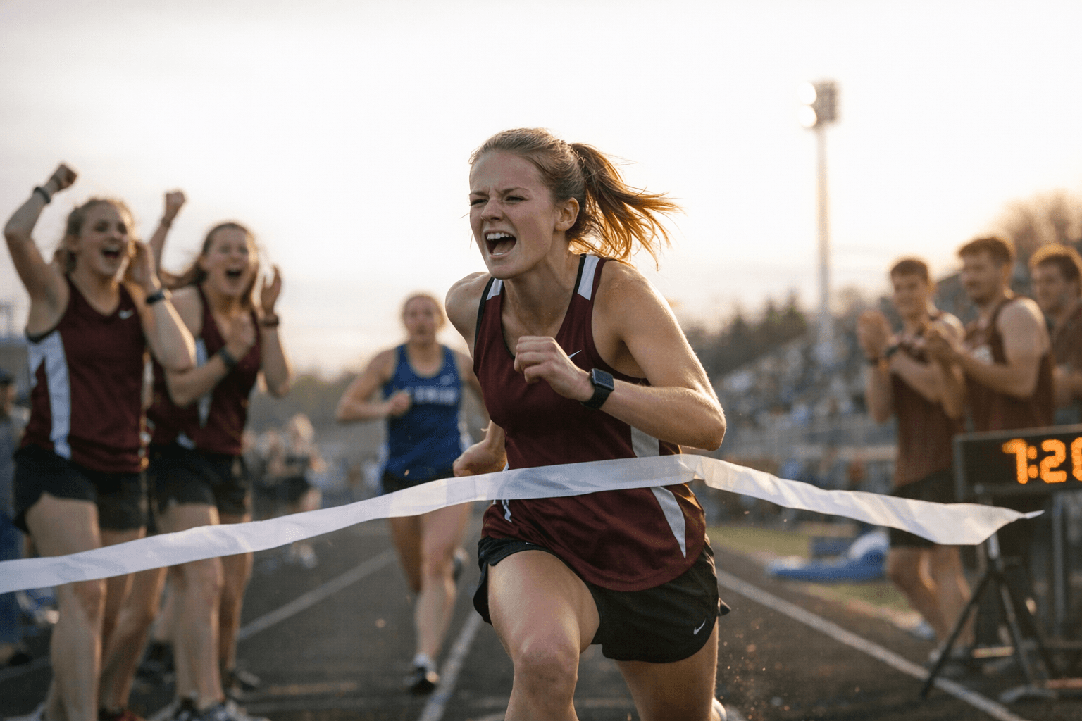 Zierden sets school record as Otters open strong at Harrington Invite