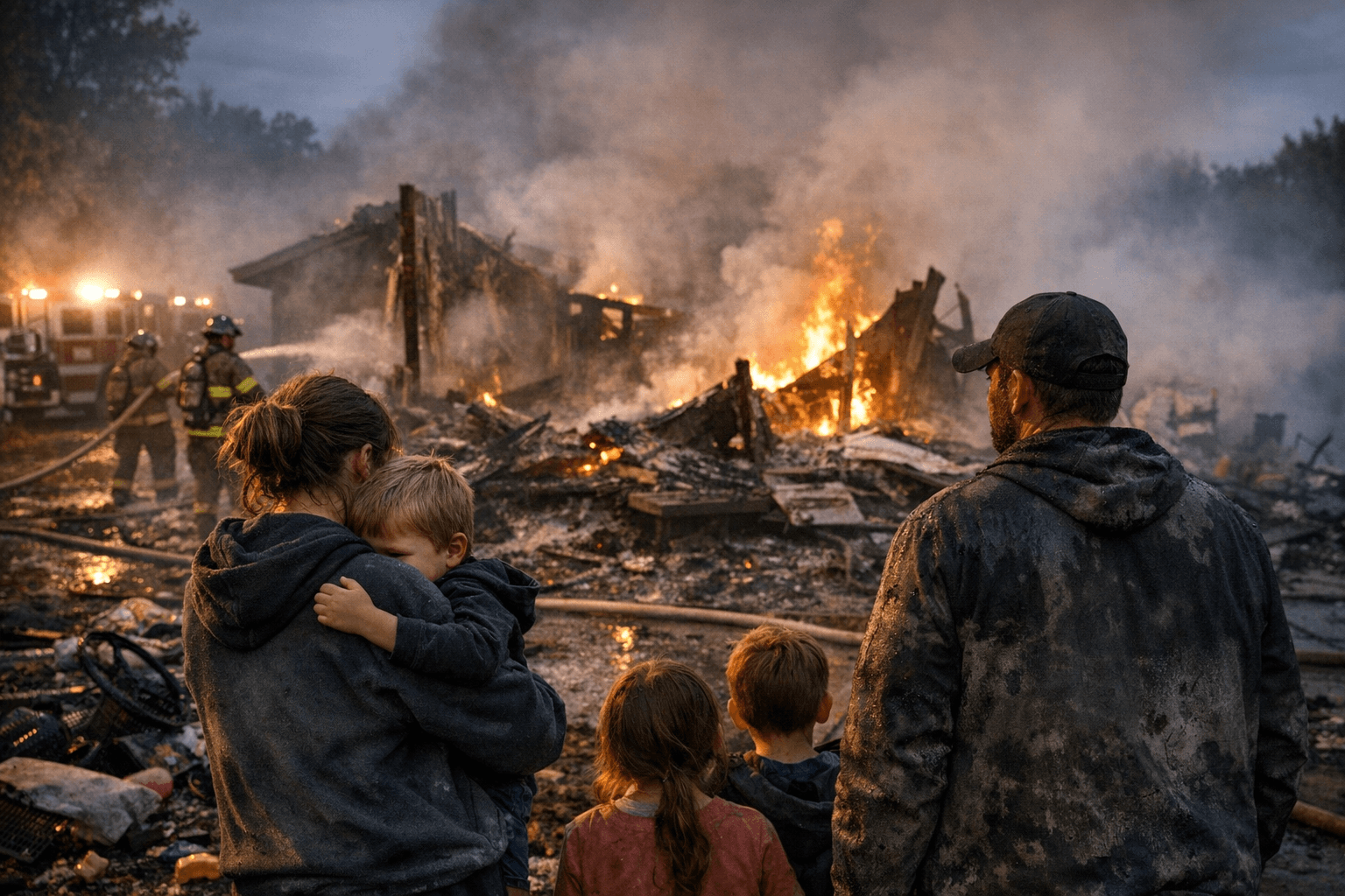 Battle Lake family loses home, belongings in fast-moving fire