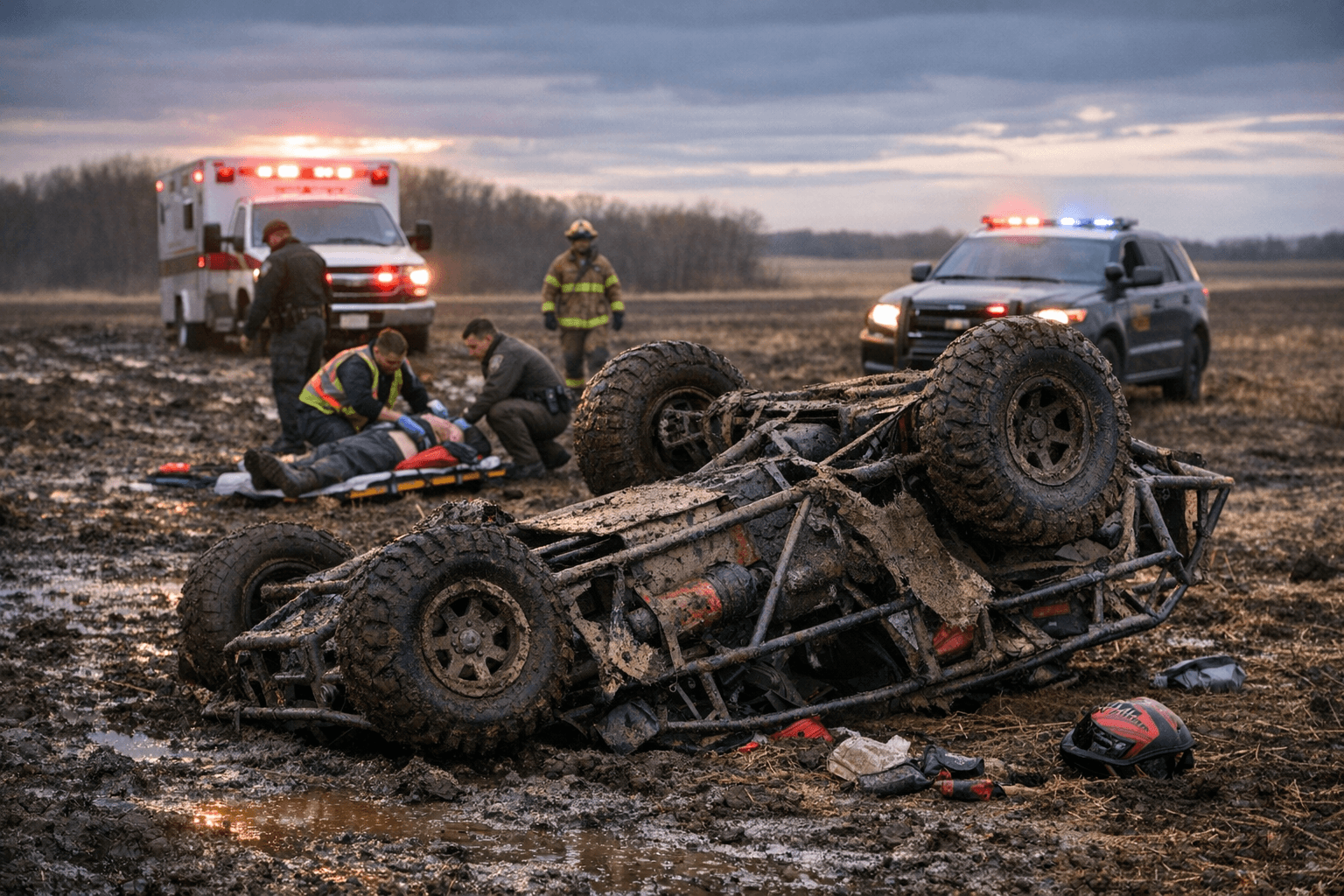 Two injured in Otter Tail County off-highway vehicle rollover crash