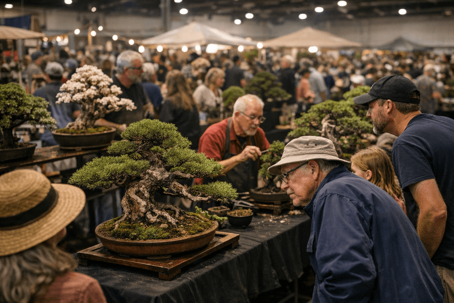 Chico Home and Garden Show draws crowds to bonsai display and sale