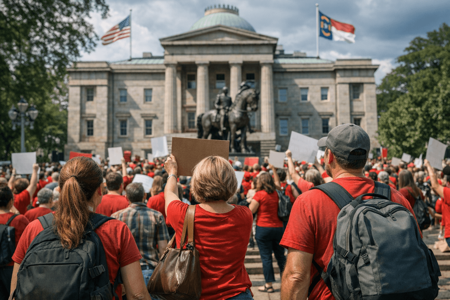 Guilford County schools make May 1 optional for Raleigh teacher rally
