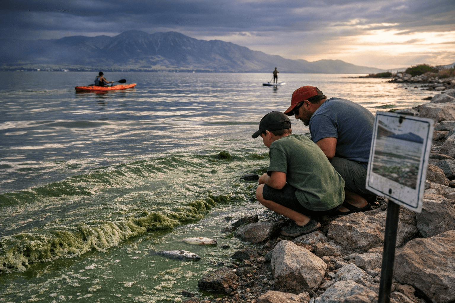 Utah Lake Authority warns visitors about seasonal harmful algal blooms
