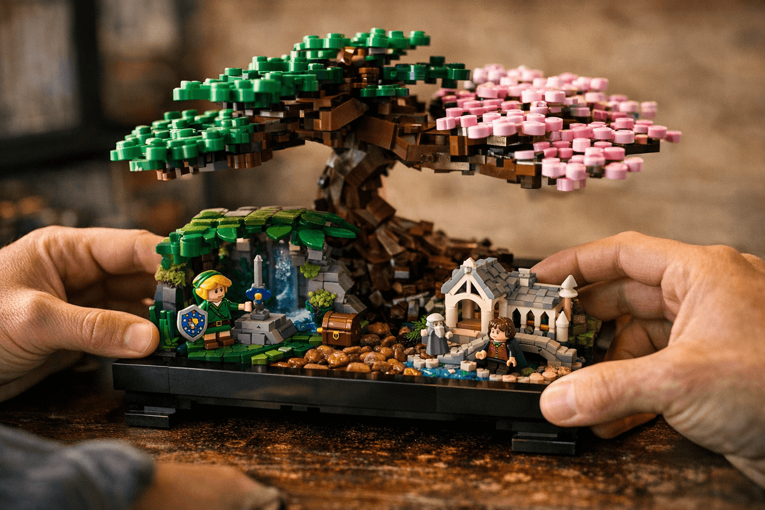 IGN uncovers Zelda and Lord of the Rings builds in LEGO Bonsai set