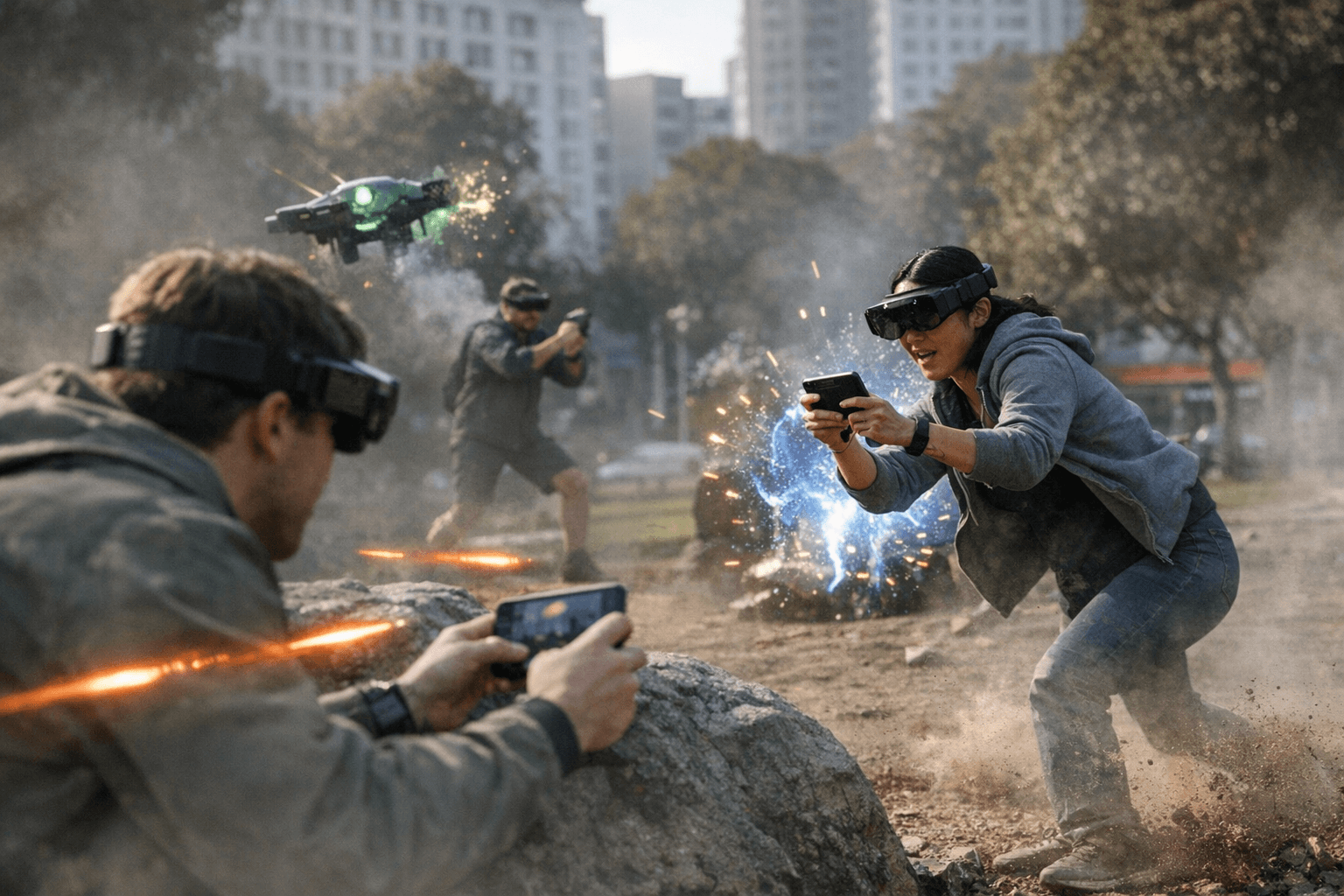 Landing Party turns any space into an AR outdoor battle zone