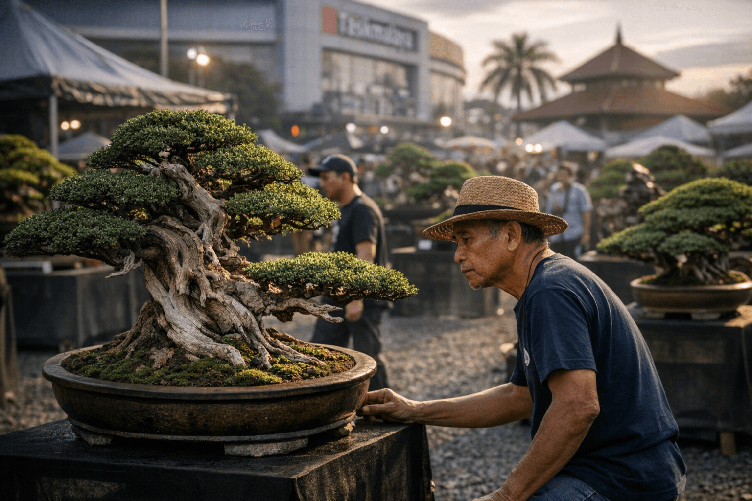 Tasikmalaya readies national bonsai show, 800 trees expected at Plaza Asia