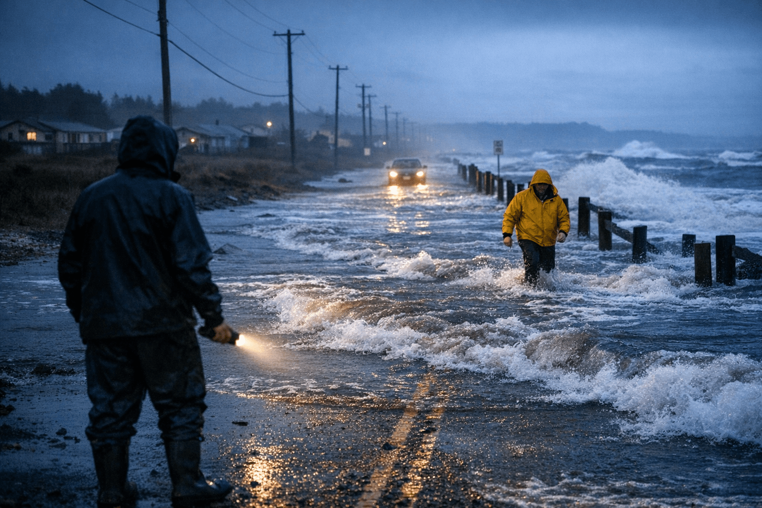 Coastal flood advisory issued for northern Humboldt beaches and low-lying roads