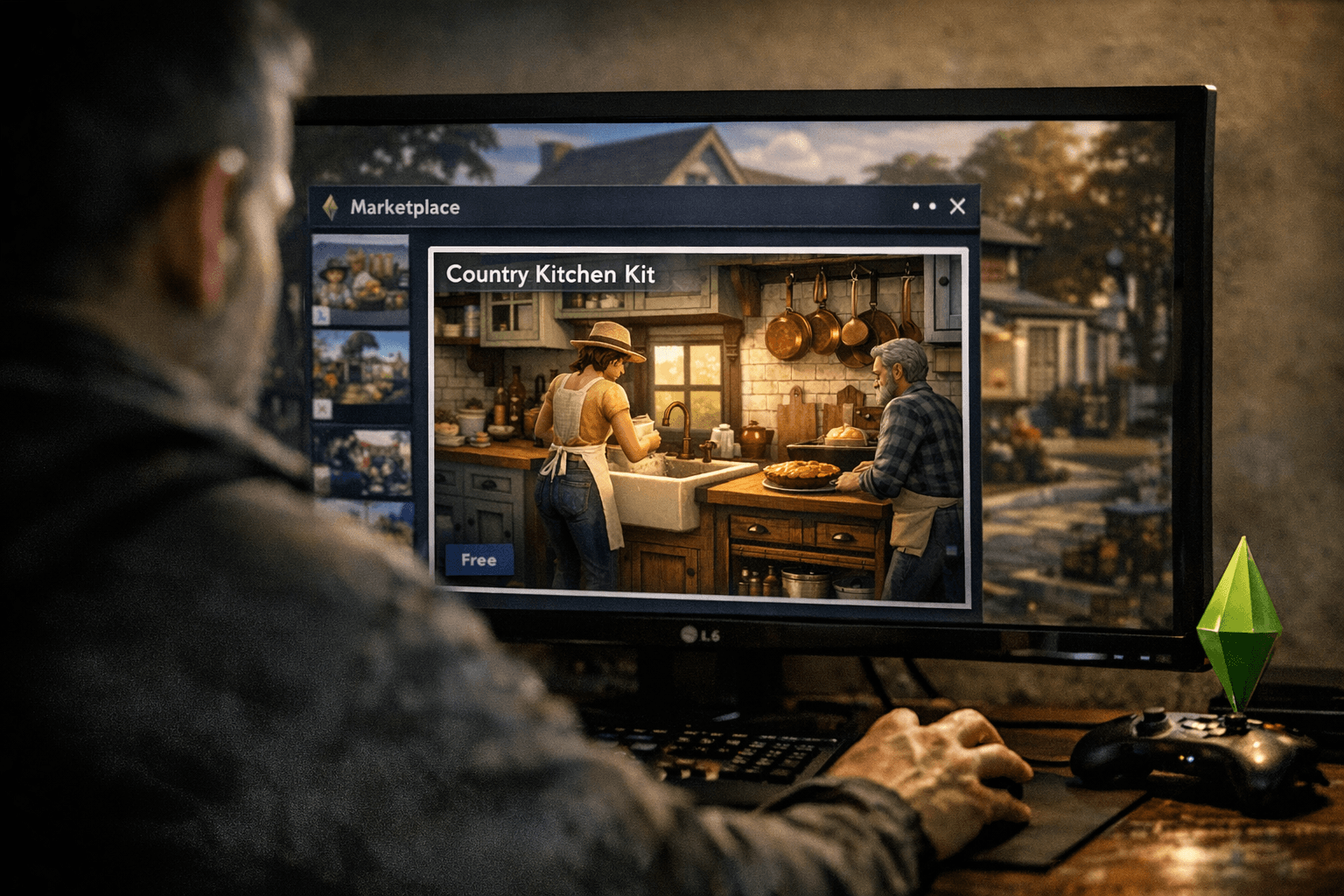 The Sims 4 Marketplace will get weekly updates, free Country Kitchen Kit details confirmed