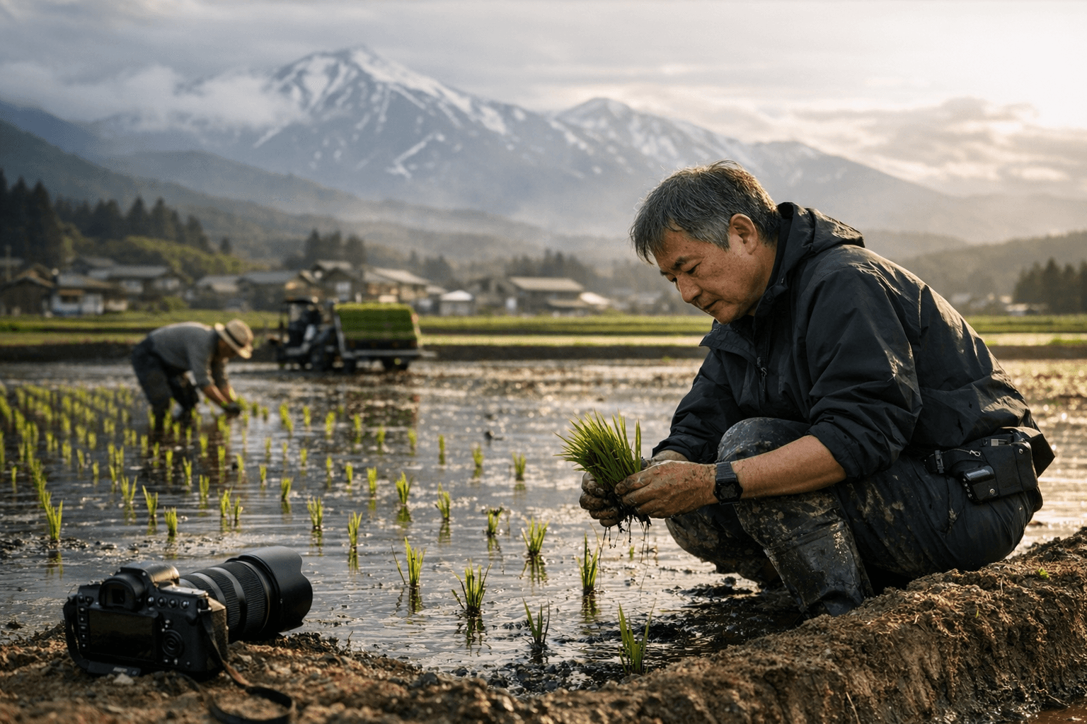 Sigma starts farming rice in Aizu to support local identity, agriculture