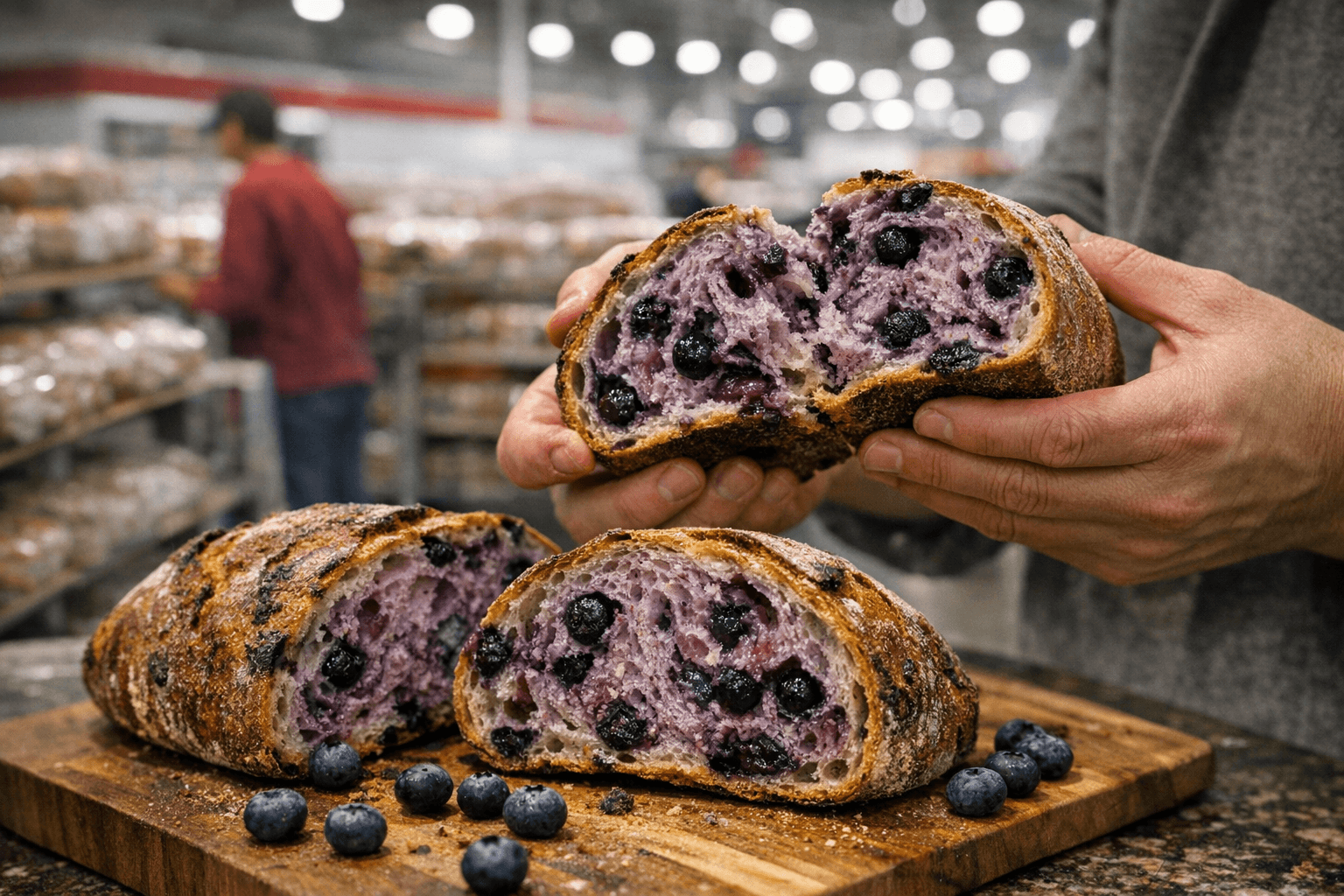 Costco’s blueberry sourdough bread wins fans with real berries inside