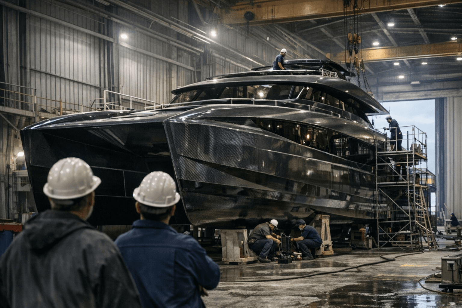 U4 Marine Secures Three New Catamaran Contracts, Advances 32-Metre Carbon Build