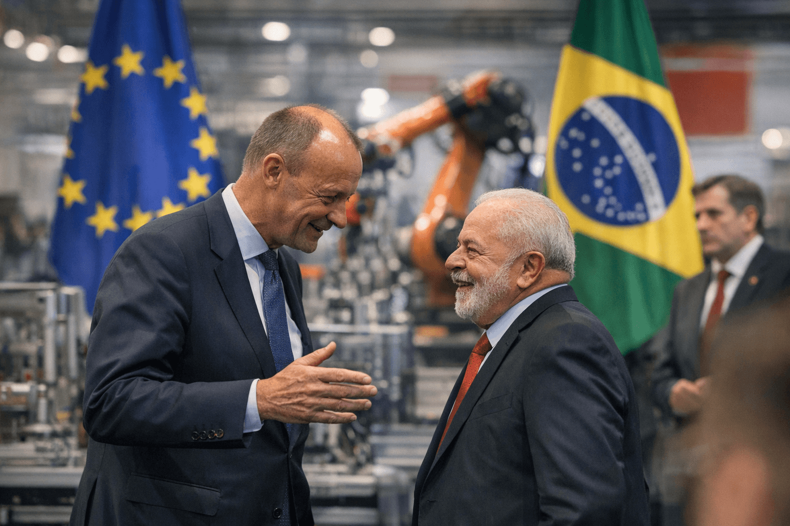Merz and Lula tout EU-Brazil trade ties at Hannover fair