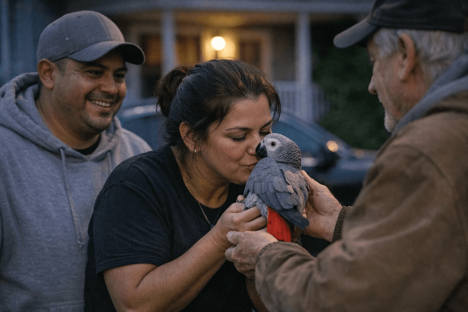 Missing Scranton emotional support parrot Zeus safely returns home after community search