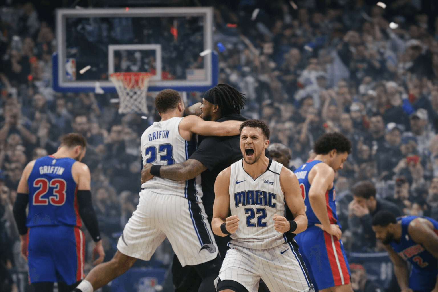 Magic Stun Top-Seeded Pistons, Spoil Blowout-Filled NBA Playoff Opening Weekend
