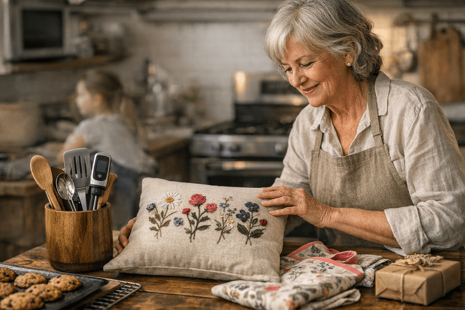 HGTV highlights personalized grandma gifts, from aprons to custom pillows