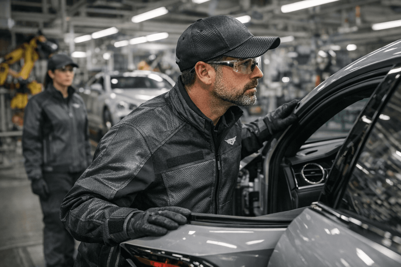 Bentley unveils carbon fiber workwear for EV factory safety, sustainability