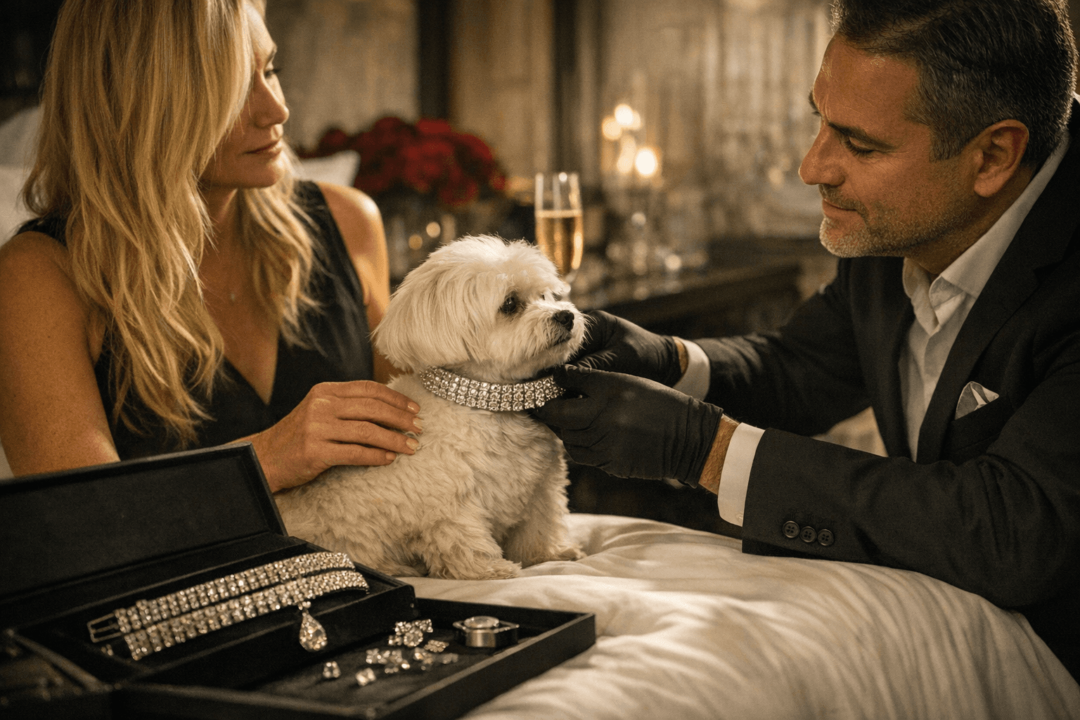 Baccarat Hotel New York offers in-room diamond dog collar consultations