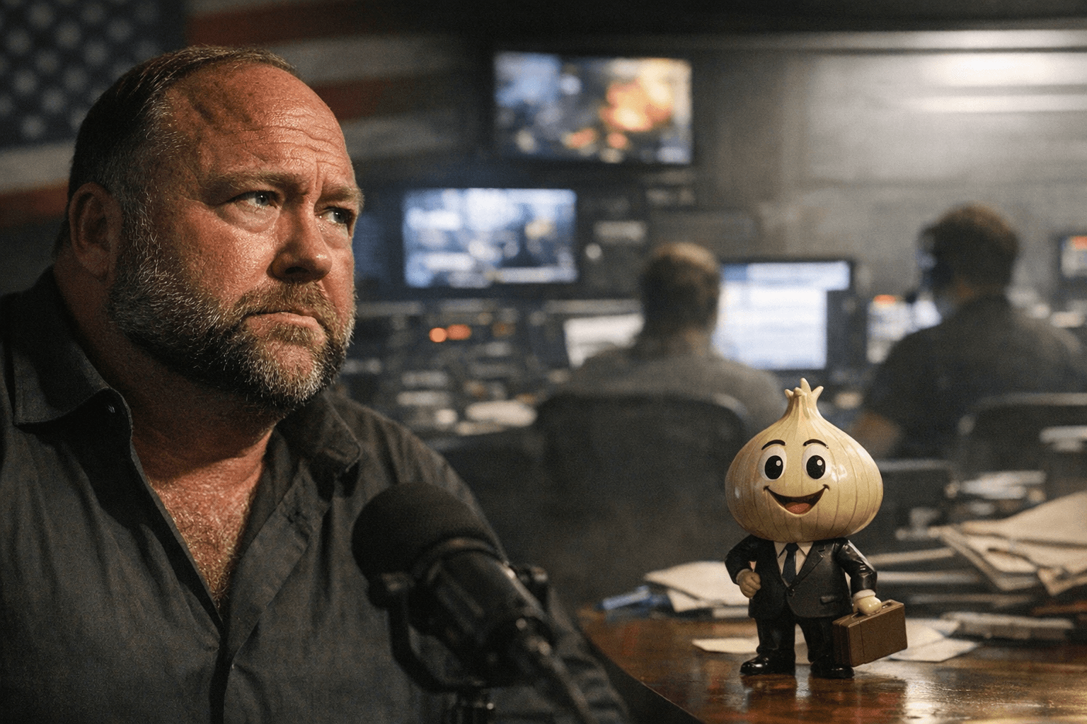 The Onion says it has a new deal to buy Alex Jones’s Infowars