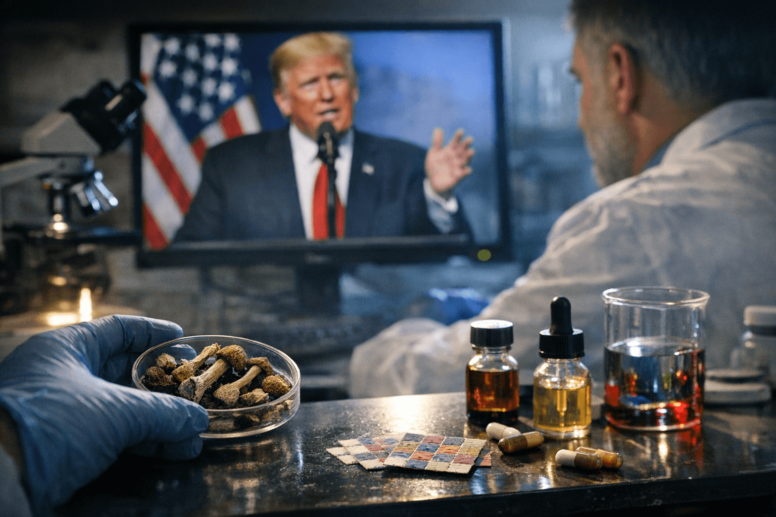 Trump orders expanded psychedelic research for mental health treatments