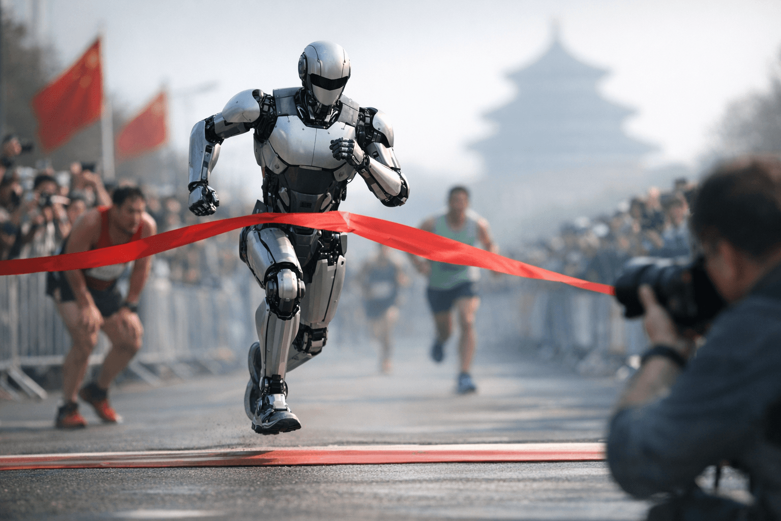 Chinese Robot Wins Half-Marathon Faster Than Human World Record
