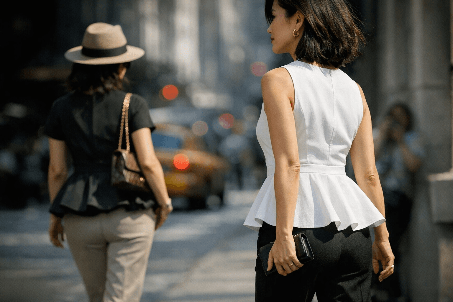 Peplum Returns, Bringing Defined Waists to Petite Wardrobes