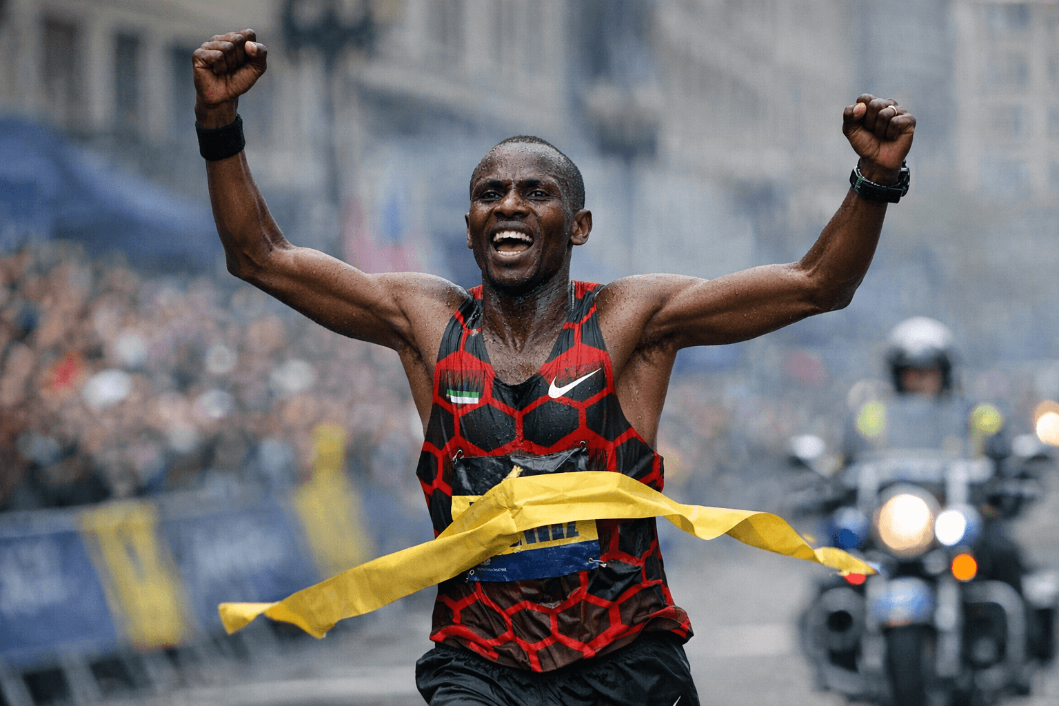 John Korir shatters Boston Marathon record, wins second straight title