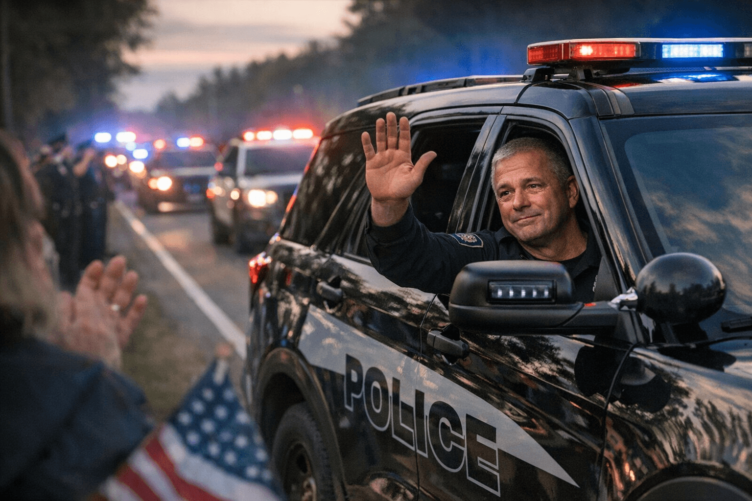 Bemidji honors Officer Chad Museus with emotional retirement sendoff