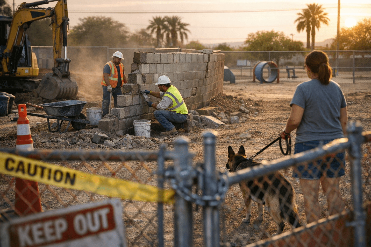 Yuma’s Bark Park closes four weeks for wall repairs and upgrades