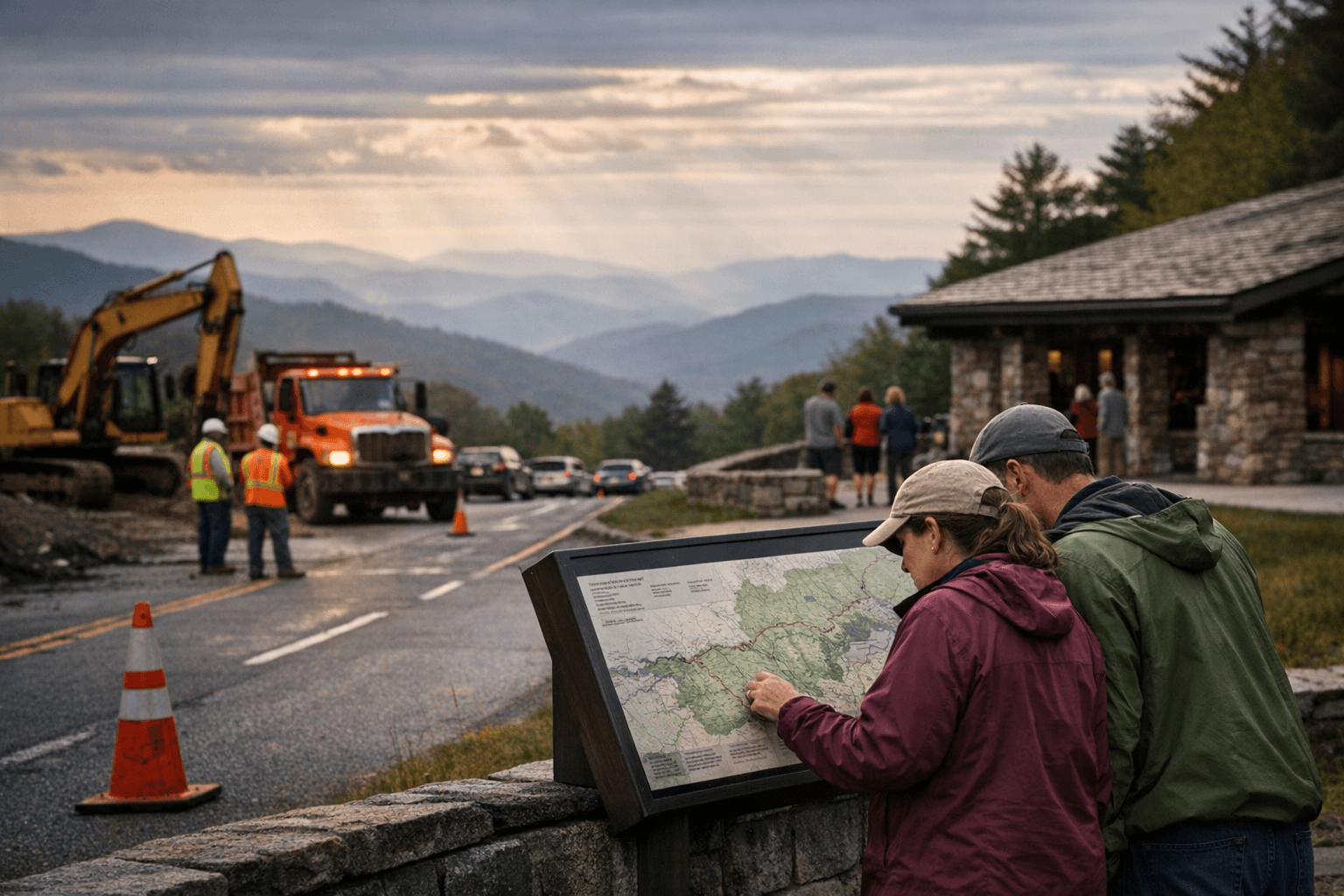 Blue Ridge Parkway visitor centers reopen in Buncombe County area