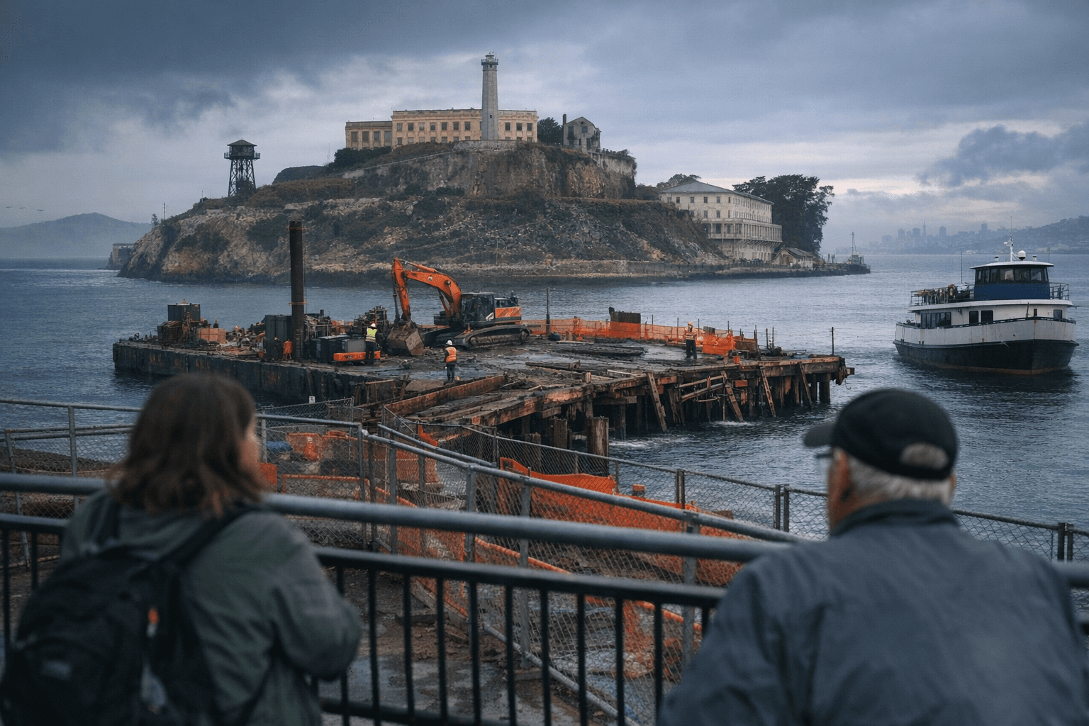 Alcatraz closes temporarily for dock repairs, canceling spring tours and ferries