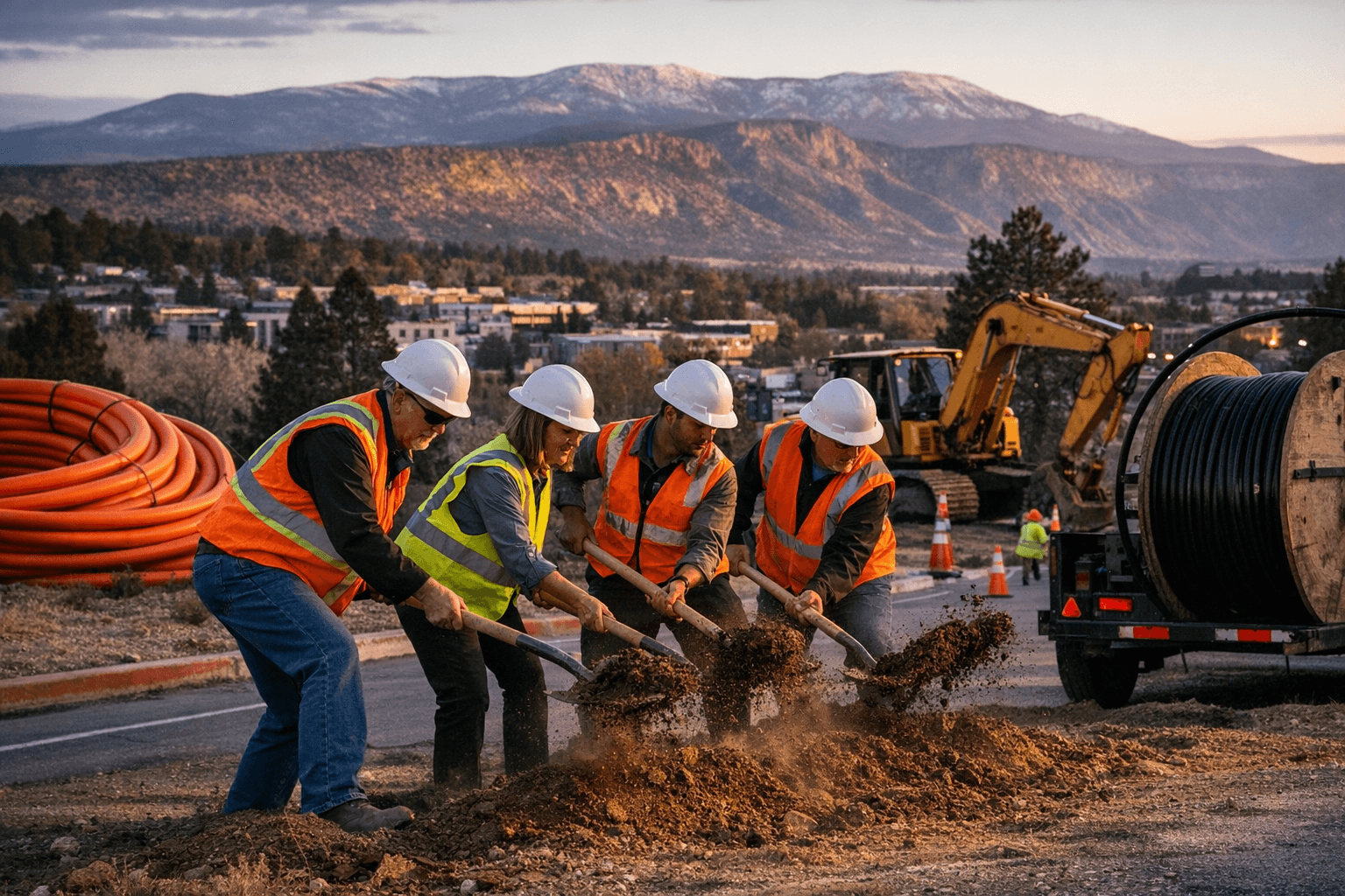 Los Alamos County to break ground on Atomic Fiber broadband network in May