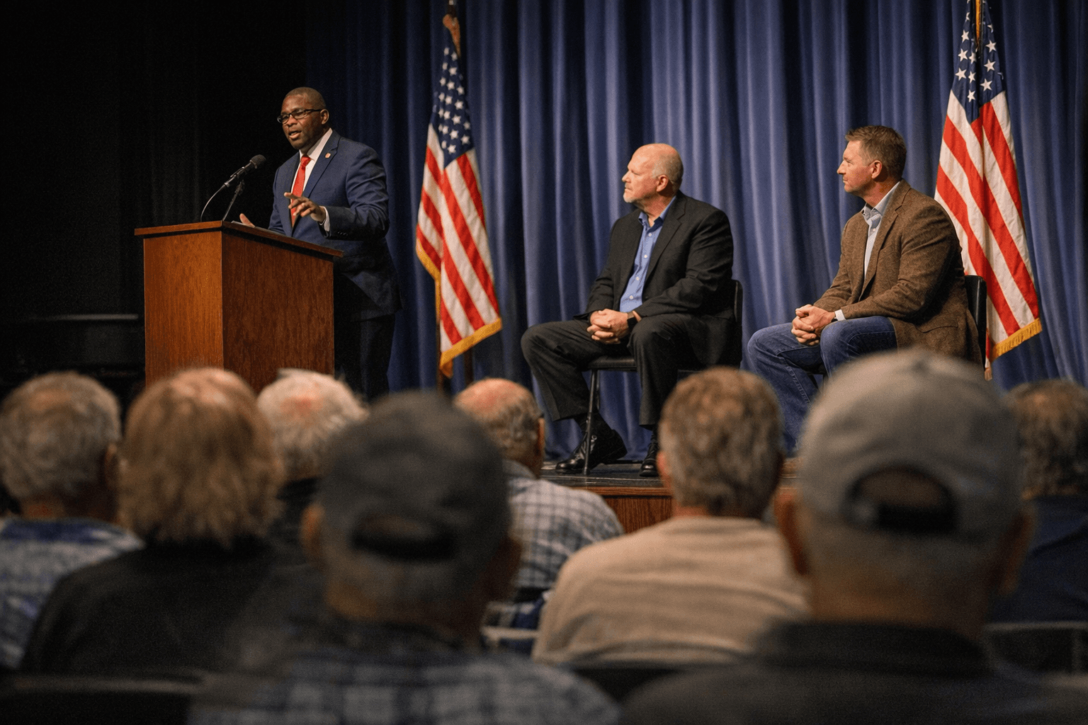 Republican hopefuls pitch campaigns at Storm Lake forum ahead of primary