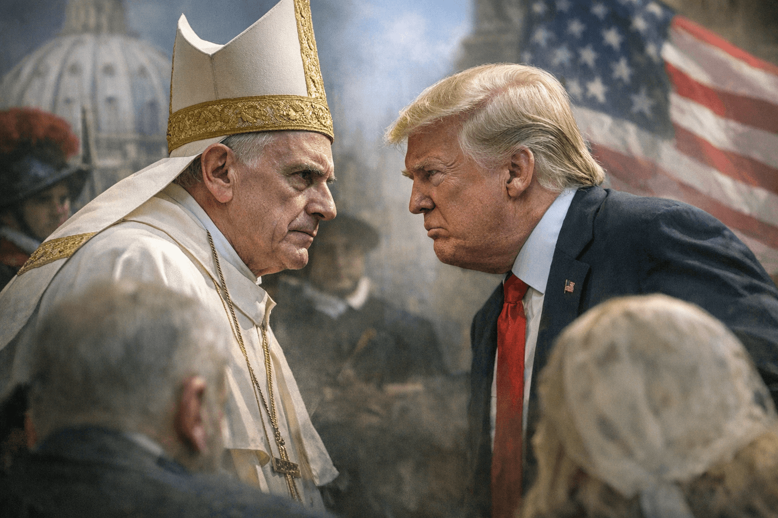 Pope Leo XIV and Trump clash, echoing centuries of papal confrontations